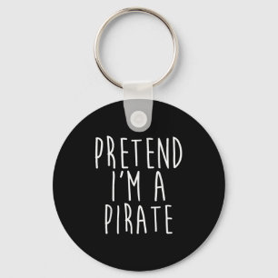 Pretend I'm A Rate Family Lazy Costume Halloween P Keychain