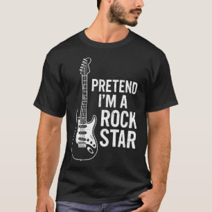 Pretend I'M A Rock Star Lazy Halloween Easy T-Shirt