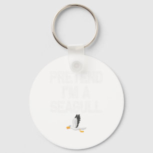 Pretend I'm A Seagull Halloween Costumes Keychain
