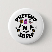 Pretend I'm A Sheep Funny Halloween Costume Gift