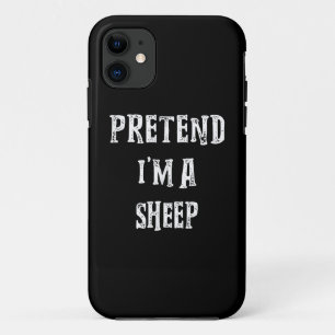 Pretend Im A Sheep Halloween Best Present iPhone 11 Case