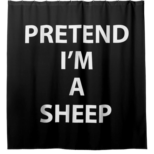 Pretend im a sheep | halloween funny party gift (Front)