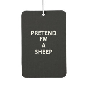 Pretend im a sheep halloween funny party gift air freshener