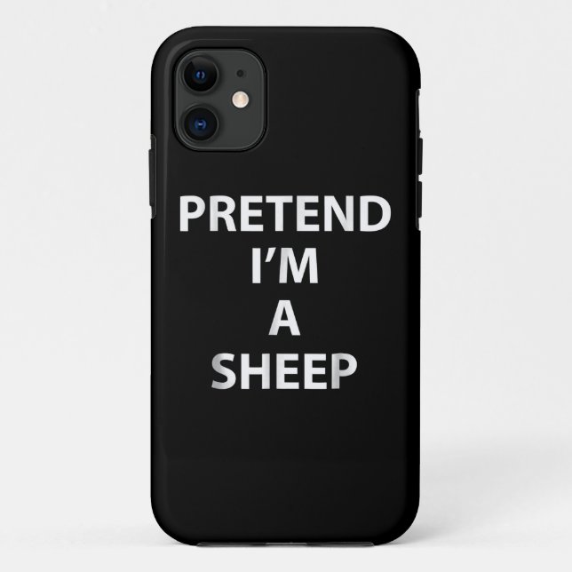 Pretend im a sheep | halloween funny party gift Case-Mate iPhone case (Back)