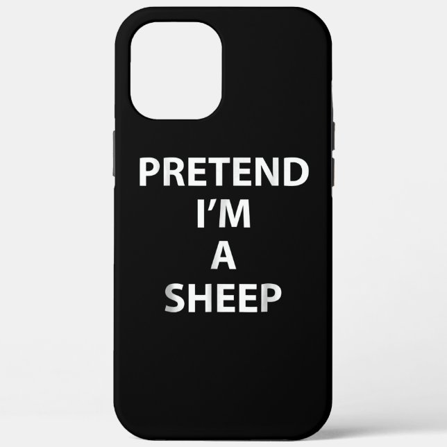 Pretend im a sheep | halloween funny party gift Case-Mate iPhone case (Back)