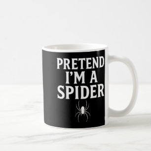 Pretend Im A Spider Shirt Funny Halloween Costume Coffee Mug