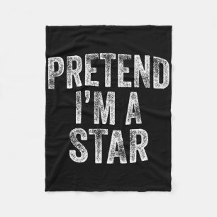 Pretend I'm A Star Costume Family Lazy Halloween P Fleece Blanket