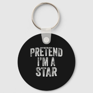 Pretend I'm A Star Costume Family Lazy Halloween P Keychain