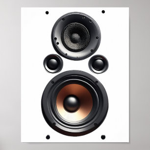 Pretend I'm A Stereo Audio Speaker Easy Lazy Last  Poster