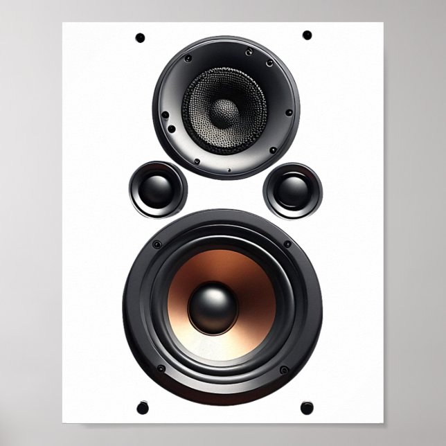 Pretend I'm A Stereo Audio Speaker Easy Lazy Last  Poster (Front)