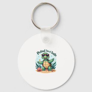Pretend I'm A Turtle Halloween Party Pretend I'm A Keychain