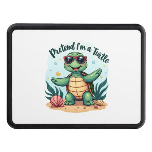 Pretend I'm A Turtle Halloween Party Pretend I'm A Trailer Hitch Cover