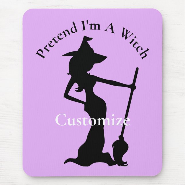 Pretend I'm A Witch Thunder_Cove Mouse Pad (Front)