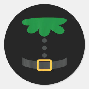 Pretend I'm An Elf Christmas Quick Costume Lazy Pa Classic Round Sticker