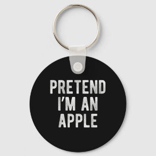 Pretend Im an Funny Costume Party Lazy Halloween Keychain