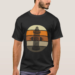 Pretend I'M Fire Hydrant Retro Lazy Halloween Cost T-Shirt