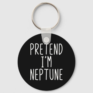 Pretend Neptune Costume Halloween Lazy Kids Planet Keychain