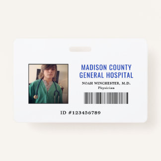 Pretend Play Doctor ID Badge (Horizontal)
