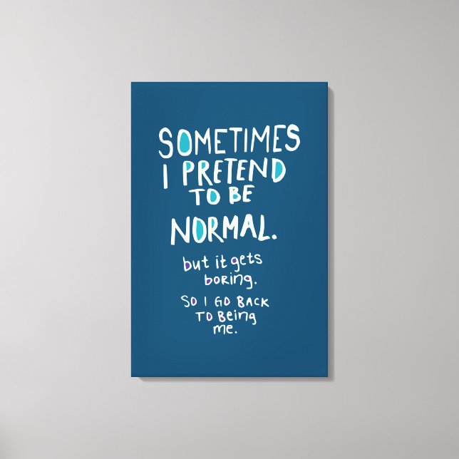 Pretend to be normal canvas print (Front)