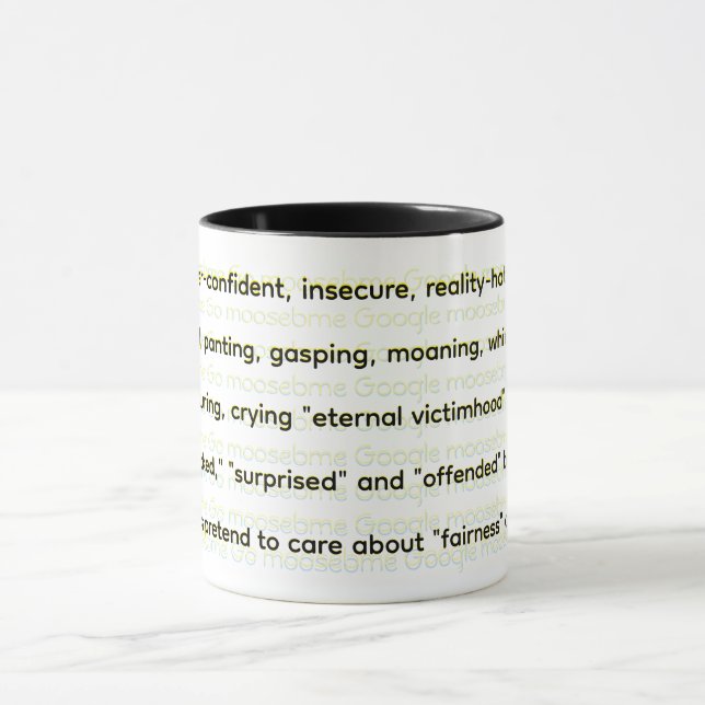 Pretend to care about "fairness" and "equality!"  mug (Center)