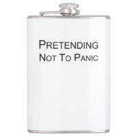 Pretending Not To Panic - the hip flask