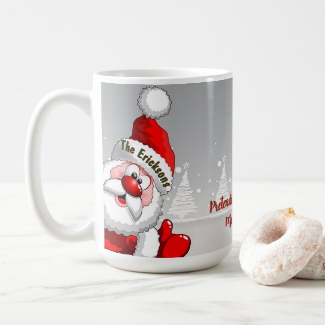 Pretending To Always Be Merry & Bright Mug (With Donut)