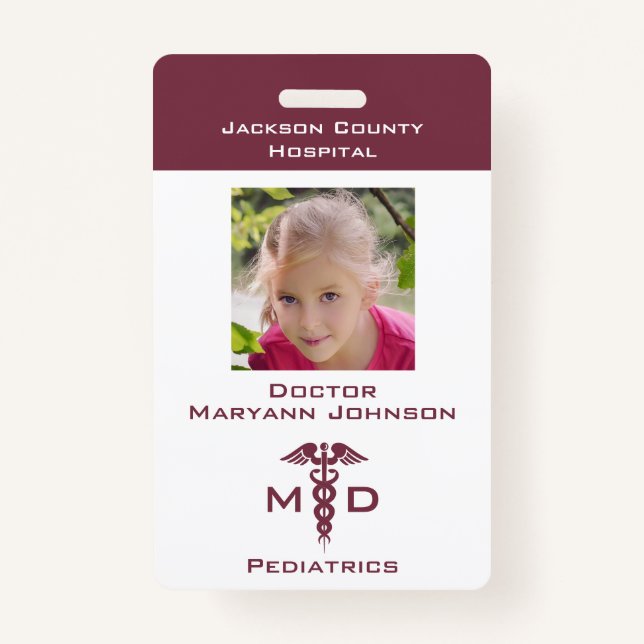 Prétendre Docteur Jouer Badge pour Enfants Personn (Devant)