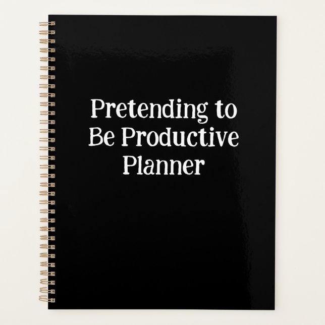 Prétendre Être Un Planificateur Productif (Devant)