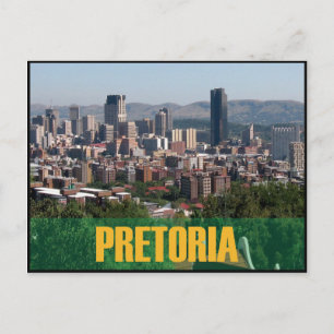 Pretoria, carte postale de l'Afrique du Sud.