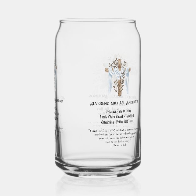 Prêtre nouvellement ordonné Pasteur Deacon Ministr (Verso)