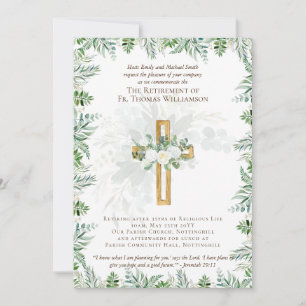 Prêtre Pasteur Diacre Ministre Invitations de retr