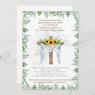 Prêtre Pasteur Diacre Ministre Invitations de retr