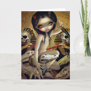 "Prêtresse carte de voeux de Nyarlathotep"
