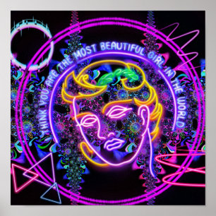 Prettiest girl poster