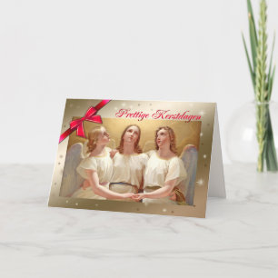 Prettige Kerstdagen. Carte de Noël Néerlandaise Fi