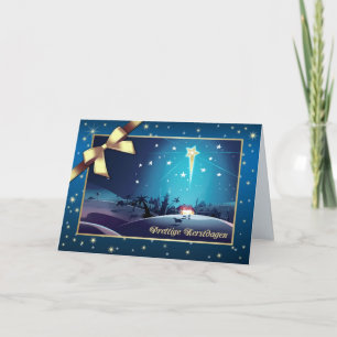 Prettige Kerstdagen. Christmas Card in Dutch