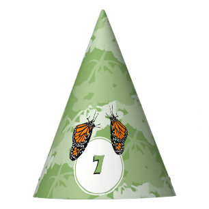 Pretty 7th Butterfly Birthday Party Hat