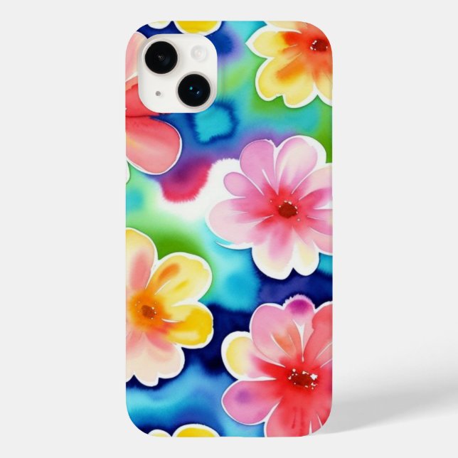 Pretty Abstract Flower Pattern iPhone / iPad case (Back)