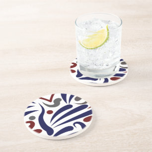 Pretty abstract pattern coaster