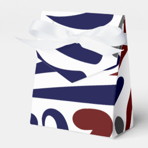 Pretty abstract pattern favor box