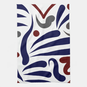 Pretty abstract pattern kitchen towel