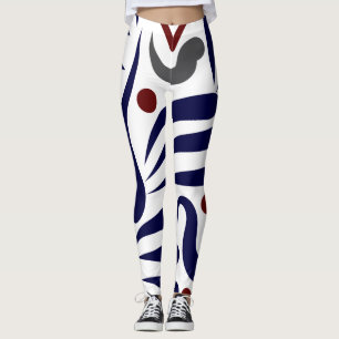 Pretty abstract pattern leggings
