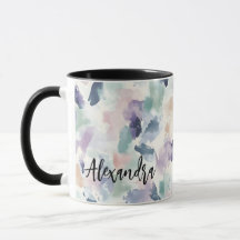 Pretty Abstract Watercolor Pastel Personalized