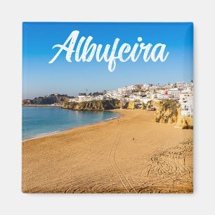 Pretty Albufeira in the Algarve in Portugal Magnet