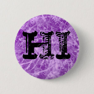 PRETTY ALIEN VIRUS 2 INCH ROUND BUTTON
