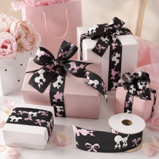 Pretty Amazing Poodles Satin Ribbon
