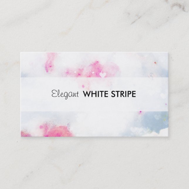 Pretty and Elegant Business card [Painted Sky] (Front)