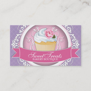 Pretty and Stylish Cupcake Business Cards