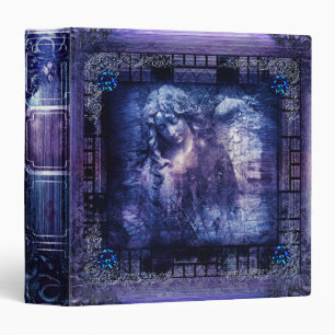 Pretty Angel Ancient Tome Fantasy Magic Book Binder