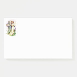 Pretty Angel And Cross Post-it Notes